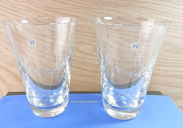 500�~�X�^�y���K�E���g�p�zWEDGWOOD�E�F�b�W�E�b�h�N���X�^���O���X 2�y�A�Z�b�g �t�����[�J�b�e�B���O
