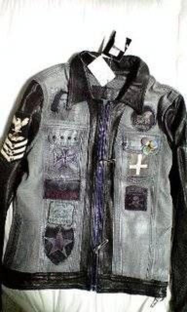 ダイアモンドドッグス レザー切替リメイクワッペンジャケットS < 男性ファッション ダイアモンドドッグス レザー切替リメイクワッペンジャケットS < 男性ファッションの