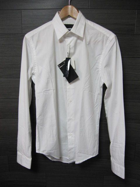 □ZARA/ザラ ドレスシャツ/ビジネスシャツ/スリムフィット・メンズS/ホワイト☆新品 < ブランド  □ZARA/ザラ ドレスシャツ/ビジネスシャツ/スリムフィット・メンズS/ホワイト☆新品 < ブランドの
