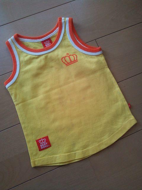 中古タンクトップ黄100ベビードールBABYDOLLベビド < ブランド  中古タンクトップ黄100ベビードールBABYDOLLベビド < ブランドの