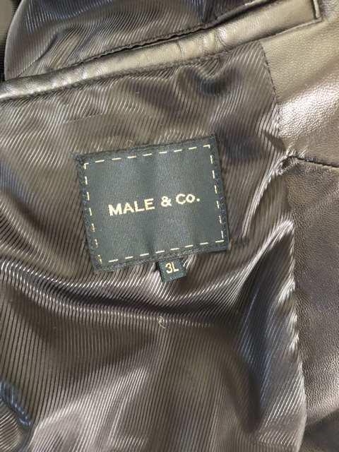 美品 定価五万 羊革 レザーダウン < 男性ファッション  美品 定価五万 羊革 レザーダウン < 男性ファッションの