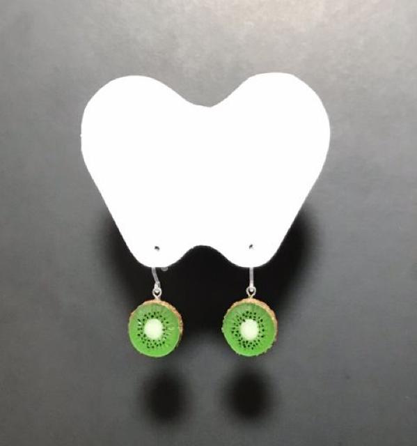 hハンドメイド粘土〓半分キウイピアス < 女性ファッション hハンドメイド粘土〓半分キウイピアス < 女性ファッションの