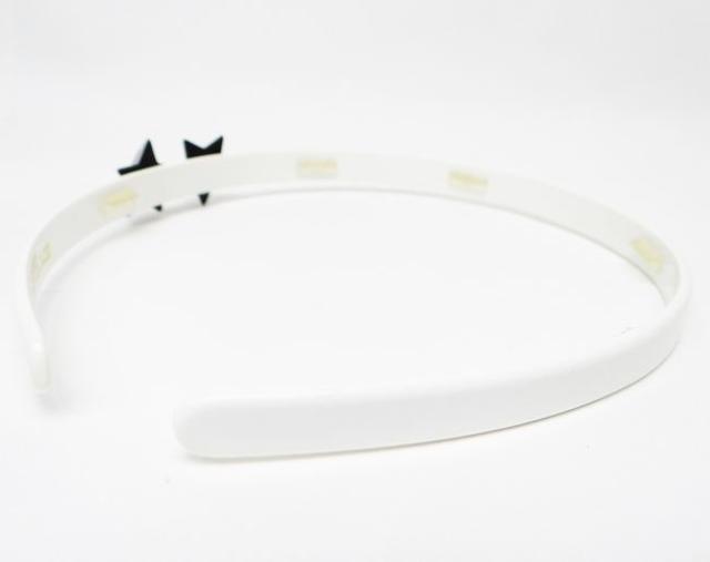 アレクサンドルドゥパリ 星 カチューシャ ヘアアクセサリー ホワイト×ブラック【送料無料】 < ブランド アレクサンドルドゥパリ 星 カチューシャ ヘアアクセサリー ホワイト×ブラック【送料無料】 < ブランドの