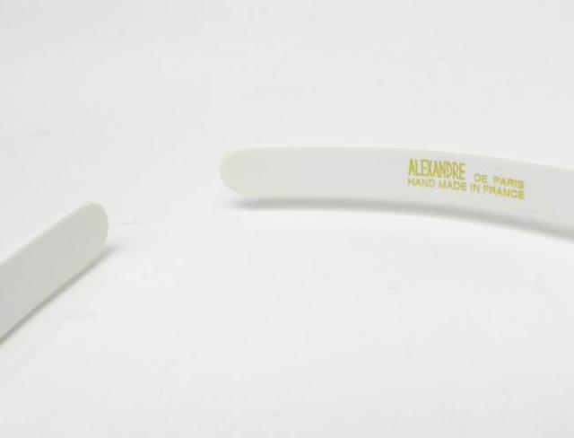 アレクサンドルドゥパリ 星 カチューシャ ヘアアクセサリー ホワイト×ブラック【送料無料】 < ブランド アレクサンドルドゥパリ 星 カチューシャ ヘアアクセサリー ホワイト×ブラック【送料無料】 < ブランドの