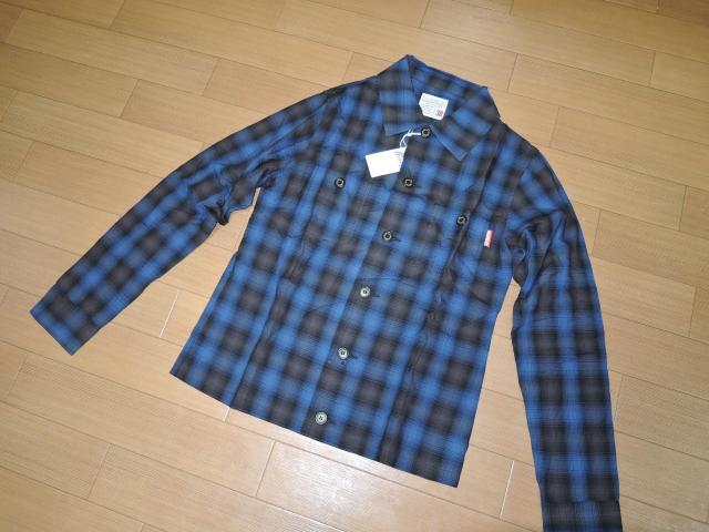 新品マーブルズMARBLES チェックシャツ S 青黒 レーヨン薄手TMT < ブランド 新品マーブルズMARBLES チェックシャツ S 青黒 レーヨン薄手TMT < ブランドの