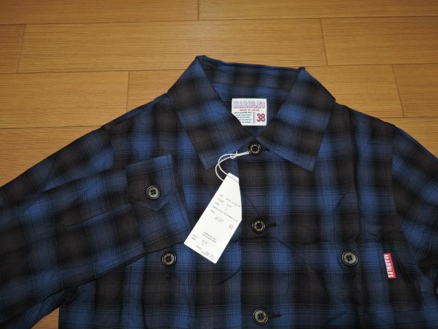 新品マーブルズMARBLES チェックシャツ S 青黒 レーヨン薄手TMT < ブランド 新品マーブルズMARBLES チェックシャツ S 青黒 レーヨン薄手TMT < ブランドの
