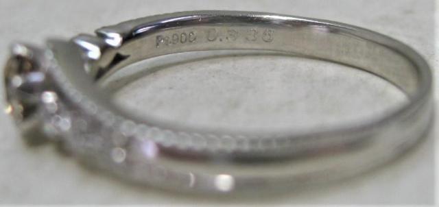 Pt900v`i Ow S[f _C0.336ct e0.10ct  ANZT[/v 