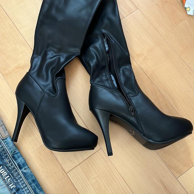 新品即決サイハイロングブーツL < 女性ファッション  新品即決サイハイロングブーツL < 女性ファッションの