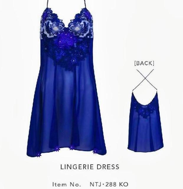 ワコール/salute/サルート/店舗限定/88G/女優/スリップ/ランジェリードレス/ナイトドレス/ナイティ/KO/ネイビー/L < 女性ファッション ワコール/salute/サルート/店舗限定/88G/女優/スリップ/ランジェリードレス/ナイトドレス/ナイティ/KO/ネイビー/L < 女性ファッションの