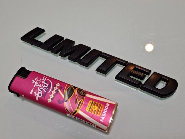 ● LIMITED リミテッド ABS製 抜文字タイプ マッドブラックエンブレム < 自動車/バイク ● LIMITED リミテッド ABS製 抜文字タイプ マッドブラックエンブレム < 自動車/バイク