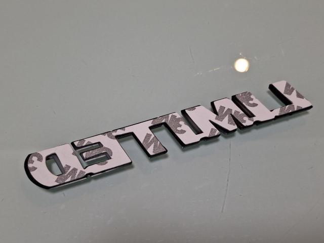 ● LIMITED リミテッド ABS製 抜文字タイプ マッドブラックエンブレム < 自動車/バイク ● LIMITED リミテッド ABS製 抜文字タイプ マッドブラックエンブレム < 自動車/バイク
