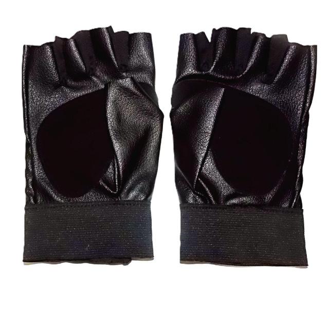 ツーリングに ライダース フィンガーレス レザーグローブ 半指 手袋 < 男性ファッション  ツーリングに ライダース フィンガーレス レザーグローブ 半指 手袋 < 男性ファッションの