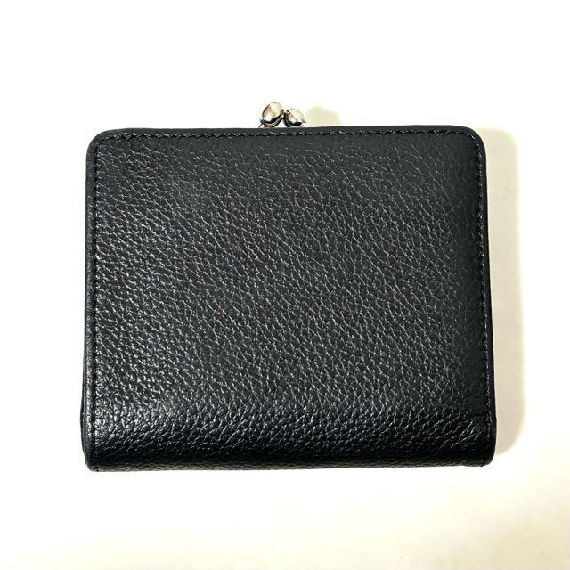 美品 ヴィヴィアンウエストウッド オーブ レザー がま口 二つ折り財布 < ブランド  美品 ヴィヴィアンウエストウッド オーブ レザー がま口 二つ折り財布 < ブランドの