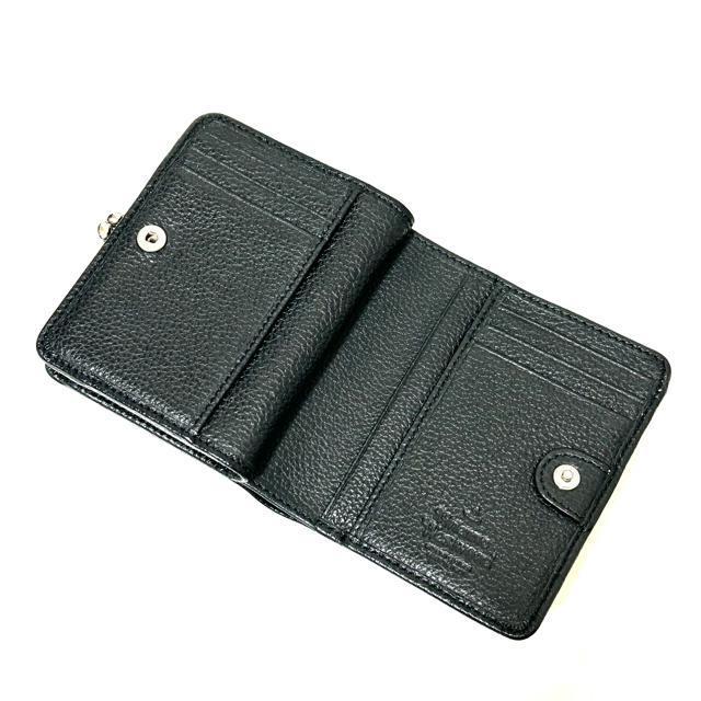 美品 ヴィヴィアンウエストウッド オーブ レザー がま口 二つ折り財布 < ブランド  美品 ヴィヴィアンウエストウッド オーブ レザー がま口 二つ折り財布 < ブランドの