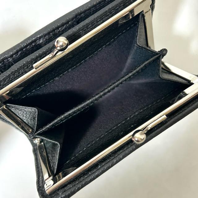 美品 ヴィヴィアンウエストウッド オーブ レザー がま口 二つ折り財布 < ブランド  美品 ヴィヴィアンウエストウッド オーブ レザー がま口 二つ折り財布 < ブランドの