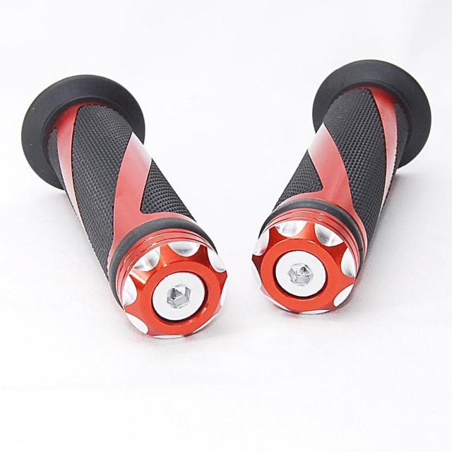 バイク カスタム トルネード ハンドルグリップ オレンジ アルミ 左右セット 原付 オートバイ ビッグスクーター 汎用 グリップ < 自動車/バイク バイク カスタム トルネード ハンドルグリップ オレンジ アルミ 左右セット 原付 オートバイ ビッグスクーター 汎用 グリップ < 自動車/バイク