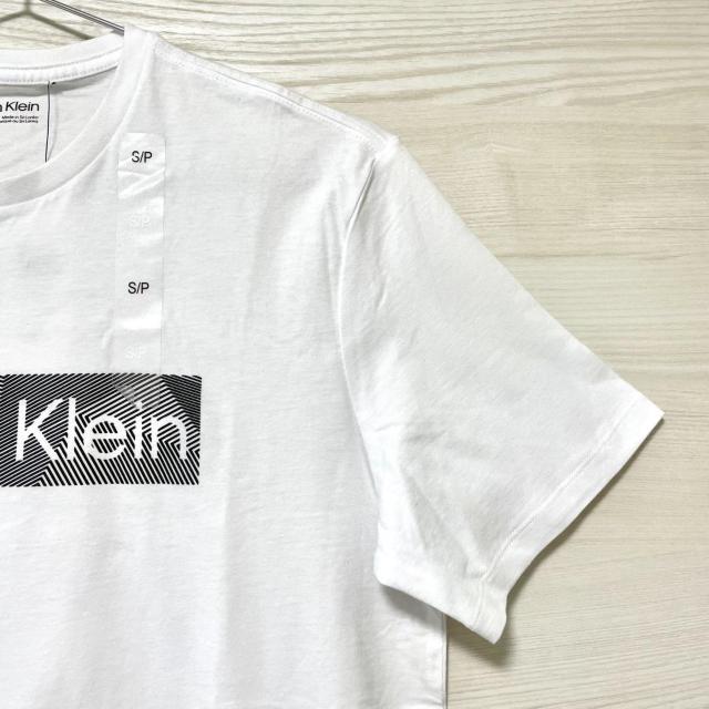 カルバンクライン Tシャツ S 半袖 プリント ロゴ コットン 白 ホワイト < 男性ファッション カルバンクライン Tシャツ S 半袖 プリント ロゴ コットン 白 ホワイト < 男性ファッションの