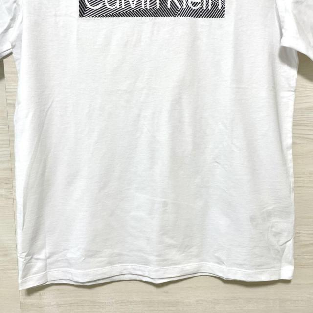 カルバンクライン Tシャツ S 半袖 プリント ロゴ コットン 白 ホワイト < 男性ファッション カルバンクライン Tシャツ S 半袖 プリント ロゴ コットン 白 ホワイト < 男性ファッションの