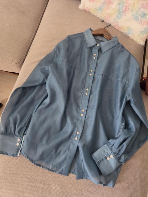 AZUL /シャツ★ブルーグリーンのシアーシャツブラウス < ブランド  AZUL /シャツ★ブルーグリーンのシアーシャツブラウス < ブランドの