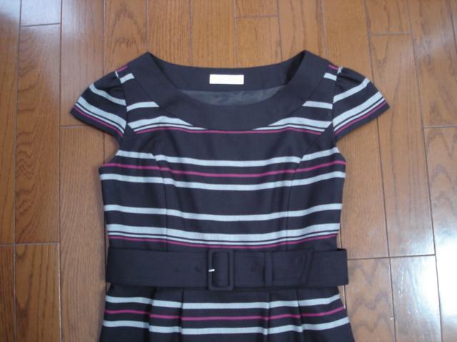 ★anysis エニィシィス ウール混のかわいいボーダーデザインワンピース★クローゼット整理価格! < ブランド  ★anysis エニィシィス ウール混のかわいいボーダーデザインワンピース★クローゼット整理価格! < ブランドの