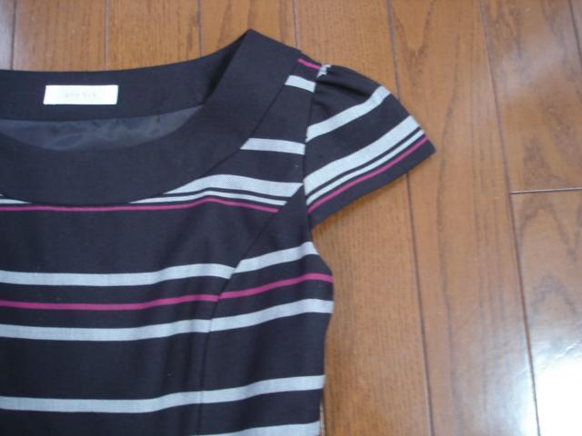★anysis エニィシィス ウール混のかわいいボーダーデザインワンピース★クローゼット整理価格! < ブランド  ★anysis エニィシィス ウール混のかわいいボーダーデザインワンピース★クローゼット整理価格! < ブランドの