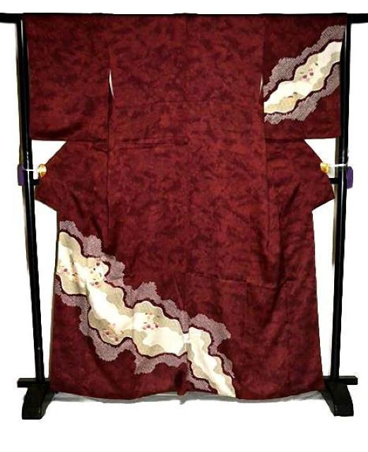 付下げ 中古 着物 送料無料 最高級 新品同様 絞り 金彩 花シシュウ 亀甲繋ぎ 身丈166.5cm 裄丈64.5cm T3660 < 女性ファッション 付下げ 中古 着物 送料無料 最高級 新品同様 絞り 金彩 花シシュウ 亀甲繋ぎ 身丈166.5cm 裄丈64.5cm T3660 < 女性ファッションの