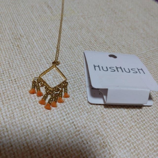 HUSHUSHオレンジフリンジモチーフネックレス < ブランド HUSHUSHオレンジフリンジモチーフネックレス < ブランドの