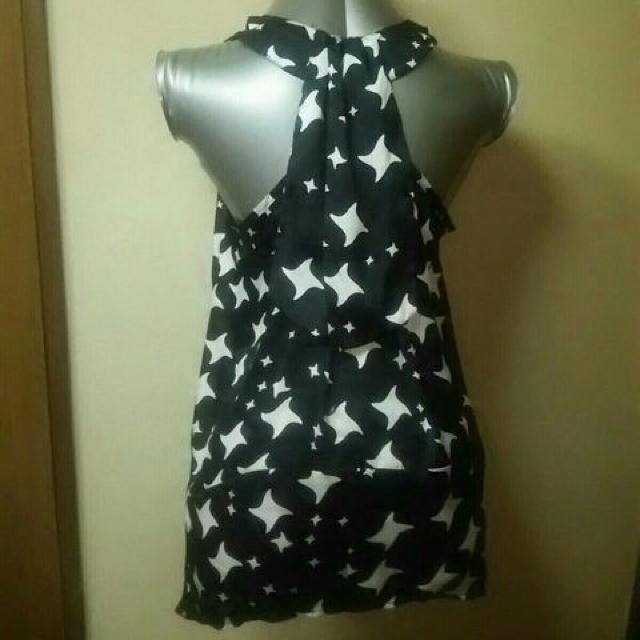 cherish未使用★ポップ星柄アシメキャミ < 女性ファッション  cherish未使用★ポップ星柄アシメキャミ < 女性ファッションの