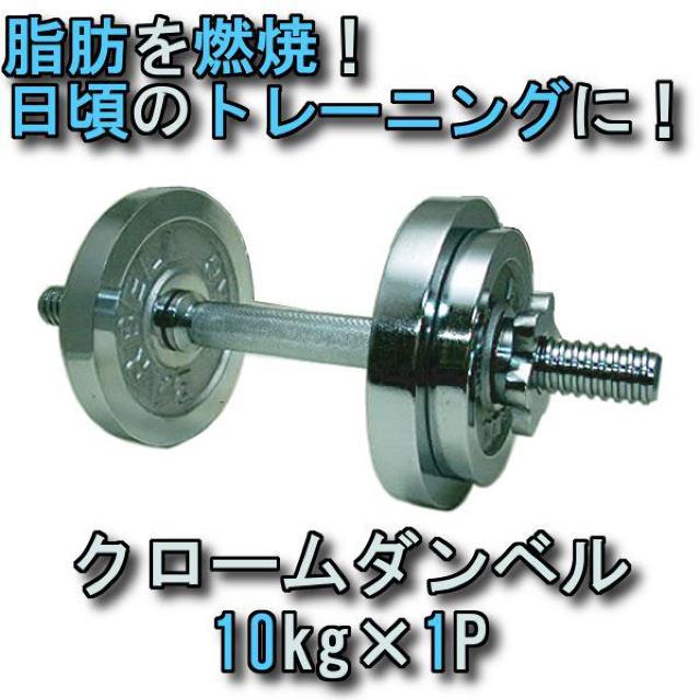 クローム仕上げ シンワ クロームダンベルセット10kg×1 STW-037 < ヘルス/ビューティー  クローム仕上げ シンワ クロームダンベルセット10kg×1 STW-037  < ヘルス/ビューティーの
