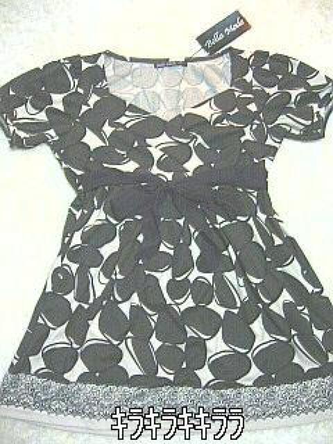 《New》ジオメ柄★ハイウエスト・リボン*チュニックワンピース<カーキ> < 女性ファッション 《New》ジオメ柄★ハイウエスト・リボン*チュニックワンピース<カーキ> < 女性ファッションの