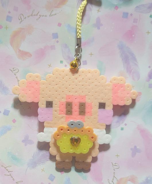 ハンドメイド♪アイロンビーズマスコット★こぶた天使・ラッキーアイテム★財布 < ペット/手芸/園芸  ハンドメイド♪アイロンビーズマスコット★こぶた天使・ラッキーアイテム★財布  < ペット/手芸/園芸の