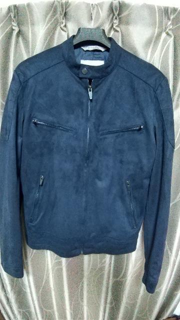 ZARA  MEN'★濃紺のアウター★裏地付き★サイズ40(s) < ブランド  ZARA  MEN'★濃紺のアウター★裏地付き★サイズ40(s)  < ブランドの