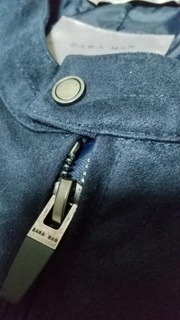ZARA  MEN'★濃紺のアウター★裏地付き★サイズ40(s) < ブランド  ZARA  MEN'★濃紺のアウター★裏地付き★サイズ40(s) < ブランドの