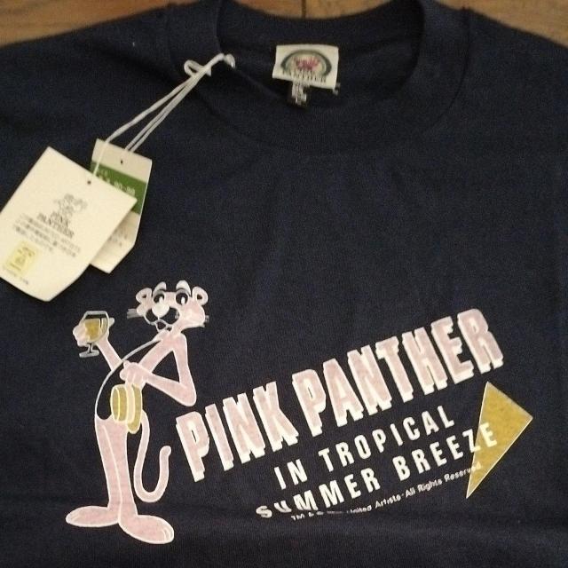 新品 Lサイズ Tシャツ ネイビー ピンクパンサー < 女性ファッション  新品 Lサイズ Tシャツ ネイビー ピンクパンサー < 女性ファッションの