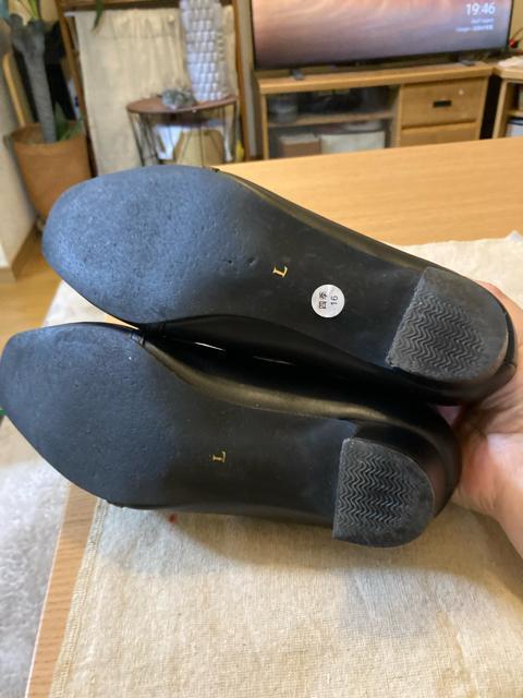 L黒ビットパンプス < 女性ファッション  L黒ビットパンプス < 女性ファッションの