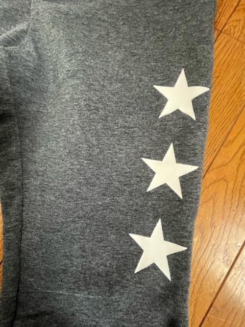 Lサイズ!高貴紳士的!裏起毛!暖か!さりげなくかっこいい!三つ星!プリント!杢チャコール灰色系色合い!ジョガーパンツ!新品! < 男性ファッション  Lサイズ!高貴紳士的!裏起毛!暖か!さりげなくかっこいい!三つ星!プリント!杢チャコール灰色系色合い!ジョガーパンツ!新品! < 男性ファッションの