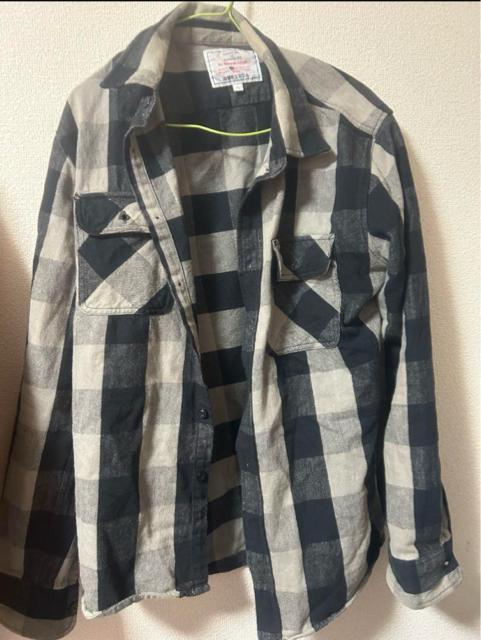 AVIREX USA ブラックチェックネルシャツ L マッチングアプリでモテる! < ブランド  AVIREX USA ブラックチェックネルシャツ L マッチングアプリでモテる!  < ブランドの