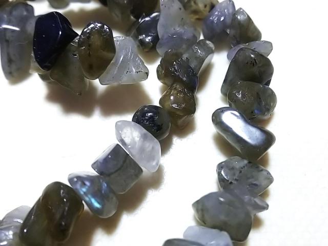 天然石★ラブラドライト さざれ 1連 < 女性アクセサリー/時計  天然石★ラブラドライト さざれ 1連 < 女性アクセサリー/時計の