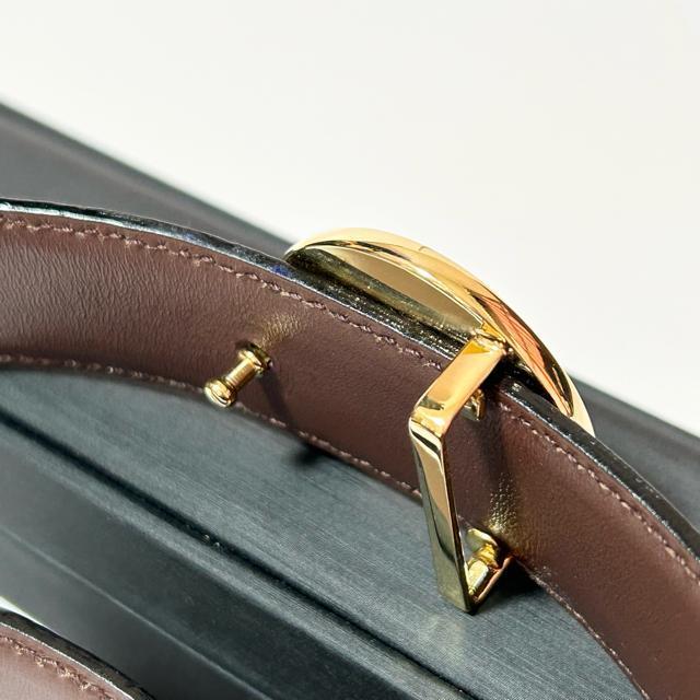 GUCCI ホースビット レザー ベルト 036 194 0968 U字 バックル ブラック ゴールド 金具 < ブランド GUCCI ホースビット レザー ベルト 036 194 0968 U字 バックル ブラック ゴールド 金具 < ブランドの