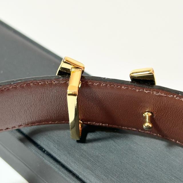 GUCCI ホースビット レザー ベルト 036 194 0968 U字 バックル ブラック ゴールド 金具 < ブランド GUCCI ホースビット レザー ベルト 036 194 0968 U字 バックル ブラック ゴールド 金具 < ブランドの