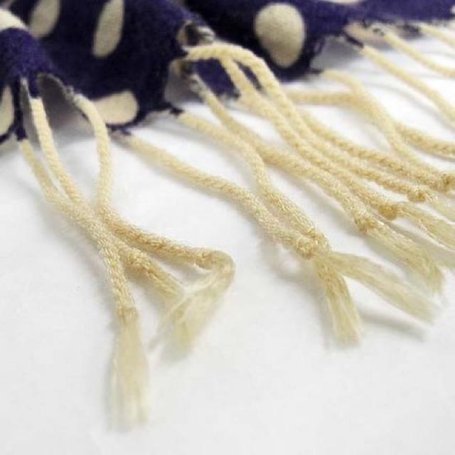 ドットプリントストール ブラック×ホワイト★新品 < 女性ファッション ドットプリントストール ブラック×ホワイト★新品 < 女性ファッションの