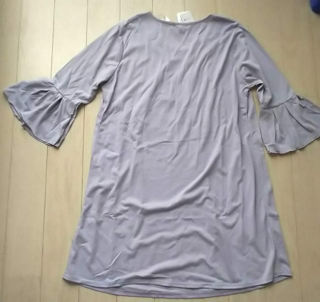 LL★DEBUTTO★襟ビーズワンピース★新品★大きいサイズ < 女性ファッション  LL★DEBUTTO★襟ビーズワンピース★新品★大きいサイズ < 女性ファッションの