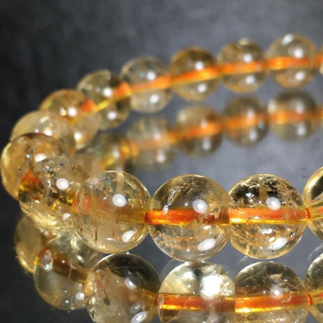 《No.284》天然石シトリン 8.7mm珠 内径15.5cm < 女性アクセサリー/時計  《No.284》天然石シトリン 8.7mm珠 内径15.5cm  < 女性アクセサリー/時計の