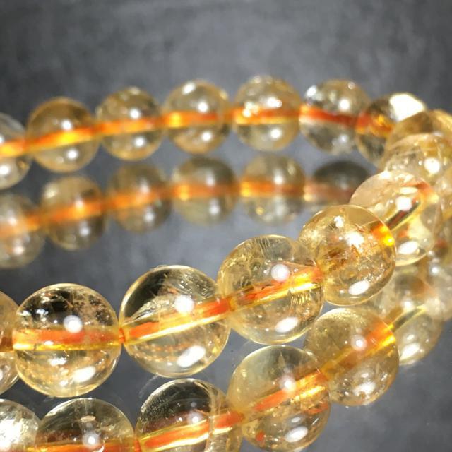 《No.284》天然石シトリン 8.7mm珠 内径15.5cm < 女性アクセサリー/時計  《No.284》天然石シトリン 8.7mm珠 内径15.5cm < 女性アクセサリー/時計の