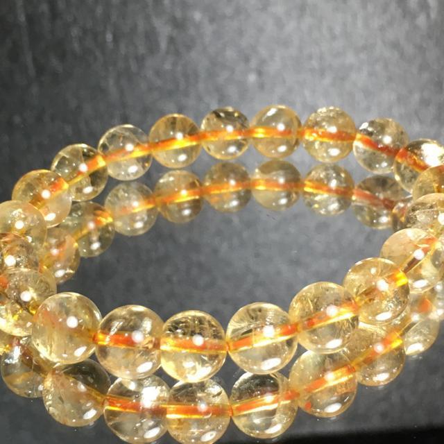 《No.284》天然石シトリン 8.7mm珠 内径15.5cm < 女性アクセサリー/時計  《No.284》天然石シトリン 8.7mm珠 内径15.5cm < 女性アクセサリー/時計の