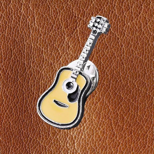 2個セット アコースティックギター  ピンバッジ ピンズ ブローチ アコギ < 男性アクセサリー/時計  2個セット アコースティックギター  ピンバッジ ピンズ ブローチ アコギ < 男性アクセサリー/時計の