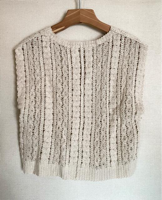 かぎ針ニット クロシェ編み 重ね着 サマーニット < 女性ファッション  かぎ針ニット クロシェ編み 重ね着 サマーニット < 女性ファッションの
