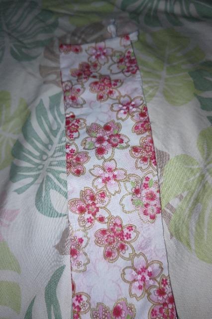 ★新柄白×金彩×桜吹雪和柄リコーダー入れ巾着袋 < キッズ/ベビー  ★新柄白×金彩×桜吹雪和柄リコーダー入れ巾着袋 < キッズ/ベビーの