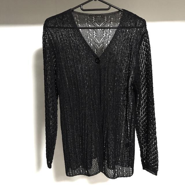 【送料込】GRITTER メッシュ シースルー シアーカーディガン Y2K 00s  gimmick 平成ギャル パンク系 < 女性ファッション  【送料込】GRITTER メッシュ シースルー シアーカーディガン Y2K 00s  gimmick 平成ギャル パンク系  < 女性ファッションの