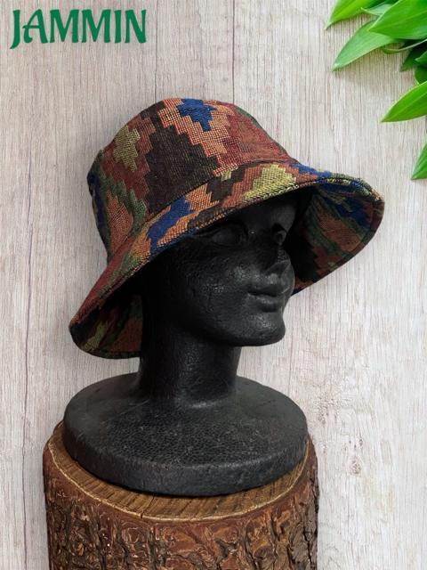 織り柄ハット アジアン 男女兼用 エスニック バケットハット ハット ヒッピー < 男性ファッション 織り柄ハット アジアン 男女兼用 エスニック バケットハット ハット ヒッピー < 男性ファッションの